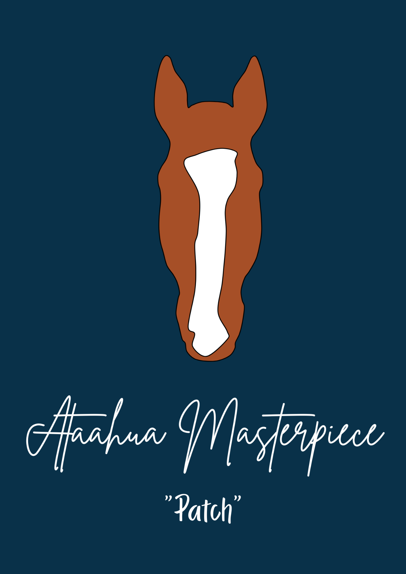 Ataahua Masterpiece "Patch" — chestnut with white blaze