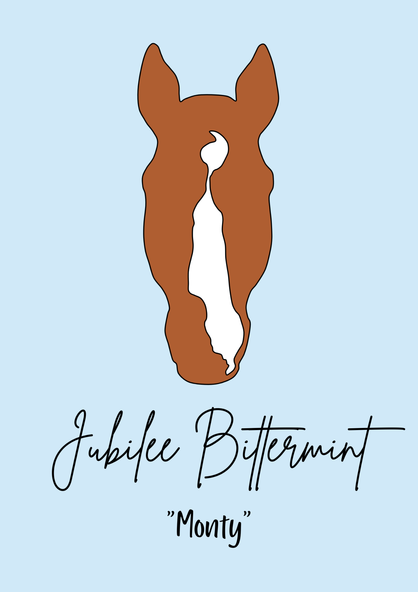 Jubilee Bittermint "Monty" — chestnut pony portrait